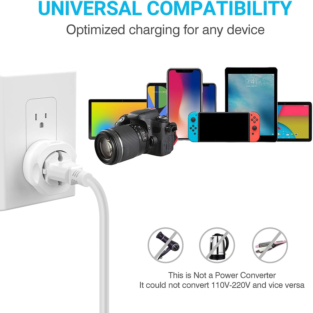 European to US Plug Adapter