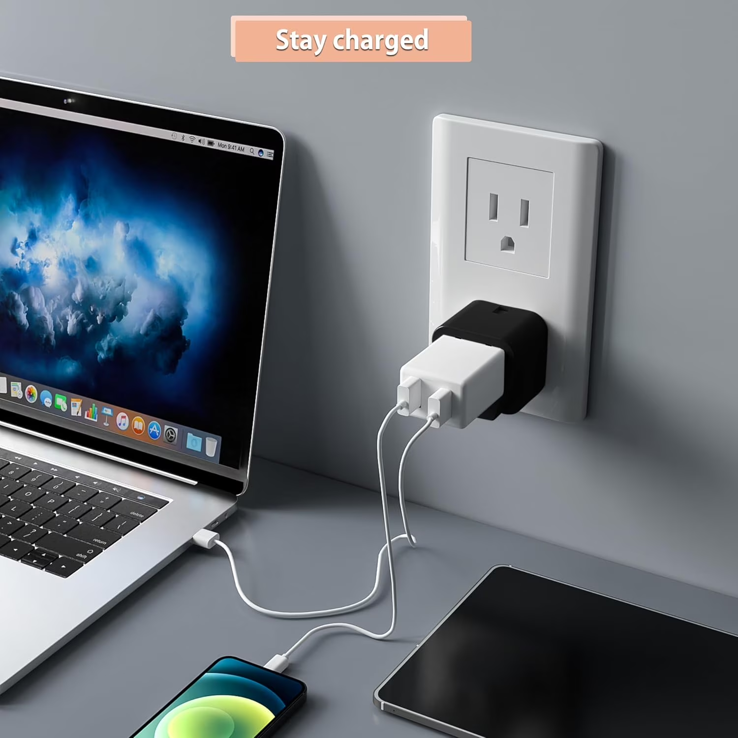 2P UK to US Plug Adapter, Universal Plug Adapter Plug