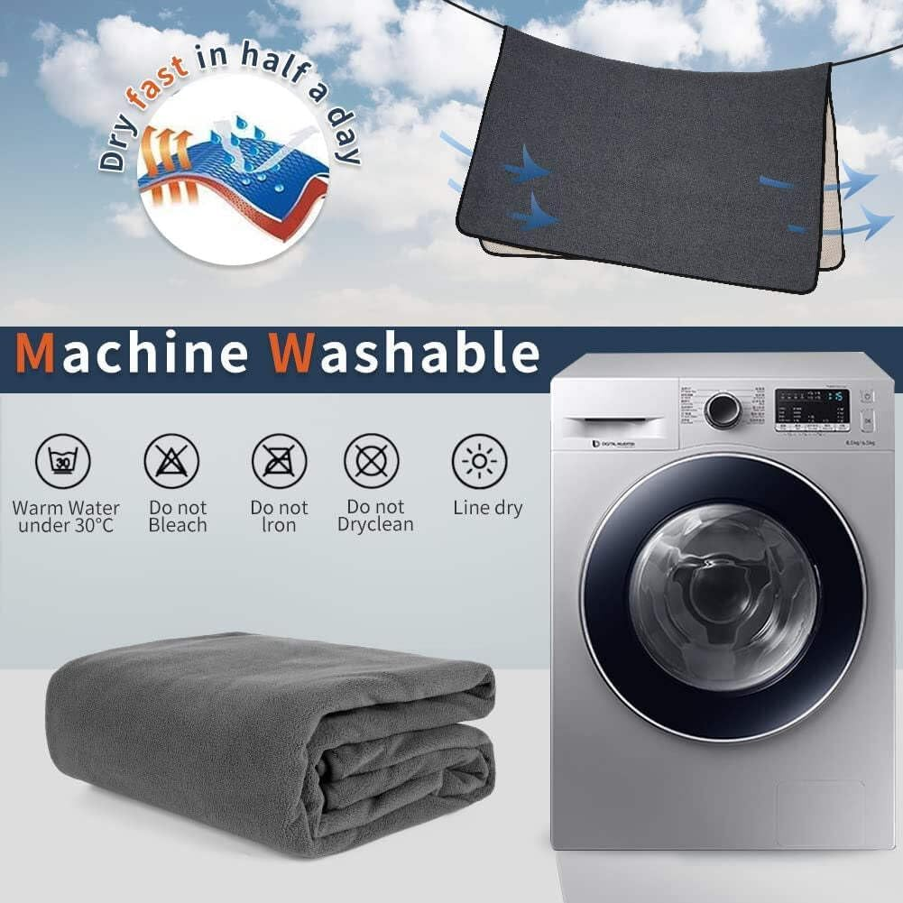 Washable Pee Pads for Dogs, Extra Large Reusable Dog Pee Pad, Waterproof Pet Mat.