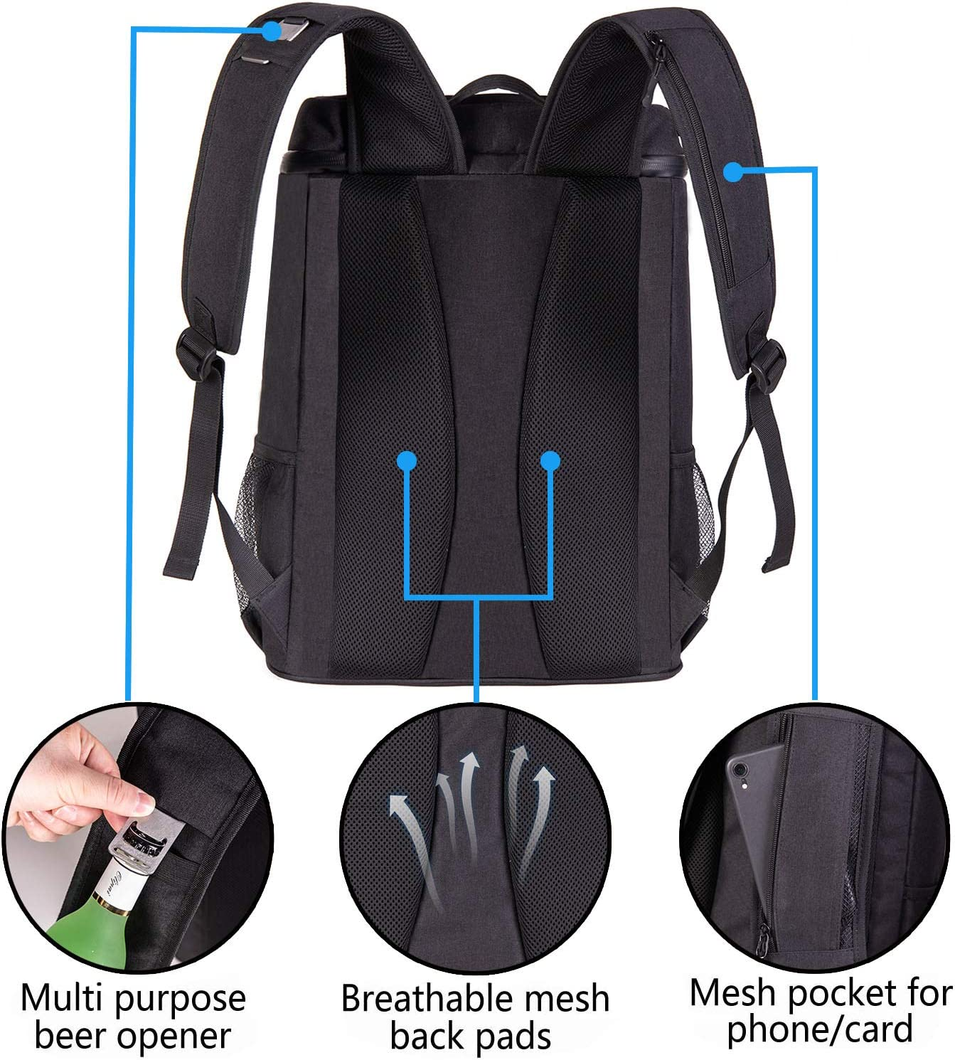 Leakproof Insulated Waterproof Backpack Cooler Bag