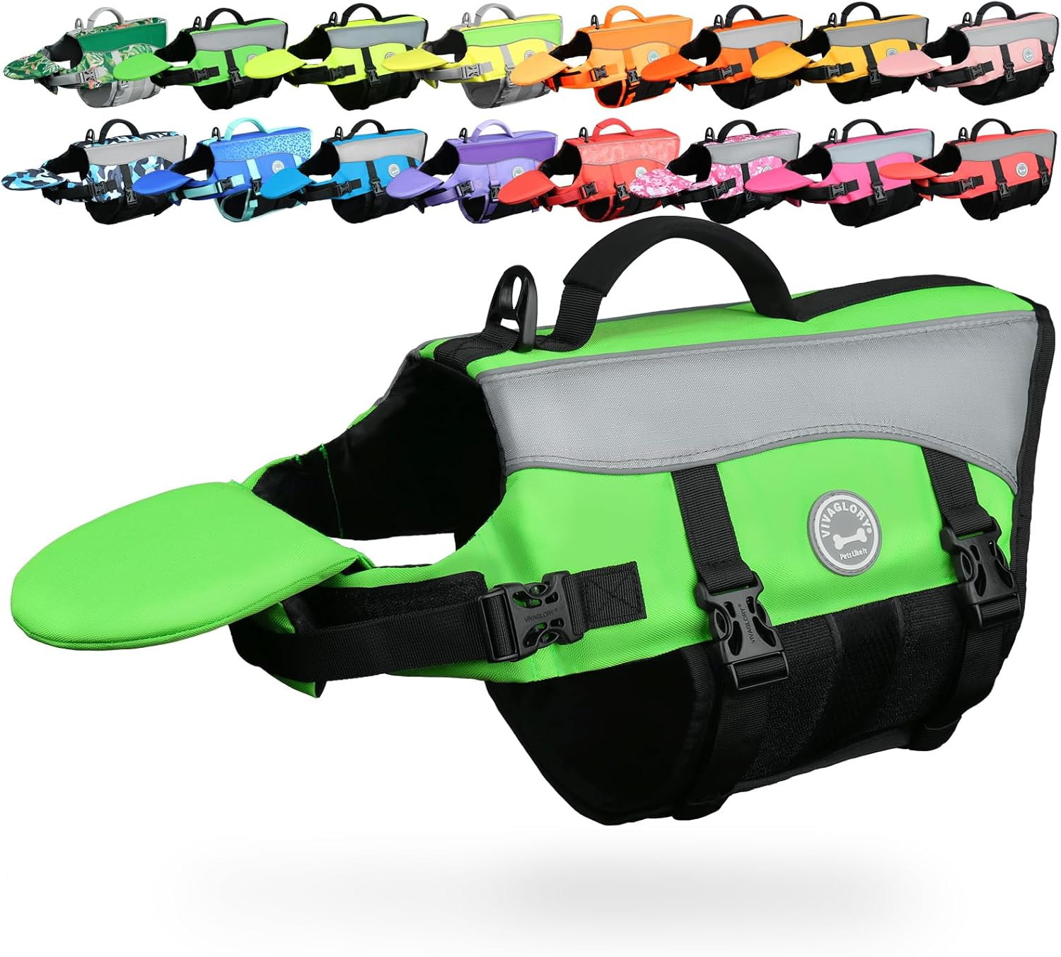 Front Float Dog Life Vest, Dog Life Jacket for Swimming & Boating