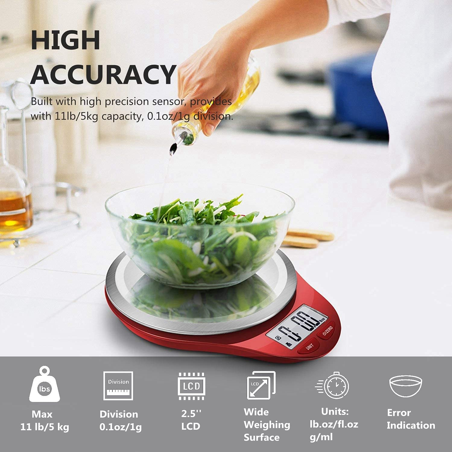 Food Scale,  Kitchen Scales Digital Weight Grams