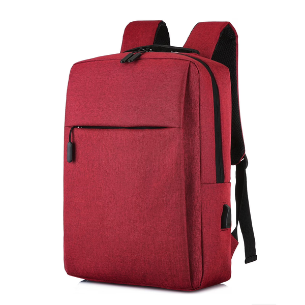 Gray Laptop Backpack 15.6 Inch, Business Slim Durable Laptops Travel Backpacks with USB Charging Port